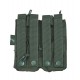 Double Duo Mag Pouch (OD), Manufactured by Kombat UK, the Double Duo Mag is a double-layered, double rifle magazine pouch